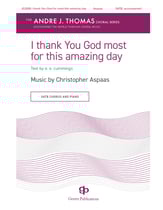 i thank You God for most this amazing SATB choral sheet music cover